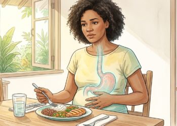 A sensação de estufamento após as refeições quase nunca é só pela quantidade, mas pela velocidade com que se come e engole ar