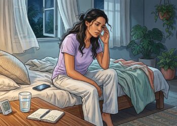 Mente agitada antes de dormir no calor: o que realmente ajuda a desacelerar