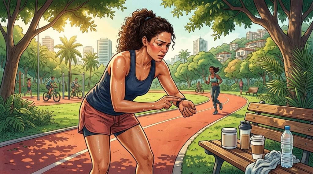 Estímulo excessivo pode esconder fadiga, desidratação e sinais cardiovasculares durante o exercício.