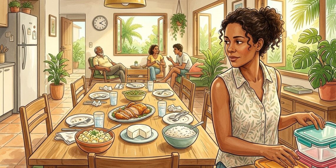 Comida na mesa por mais de duas horas no calor: o que acontece nesse intervalo