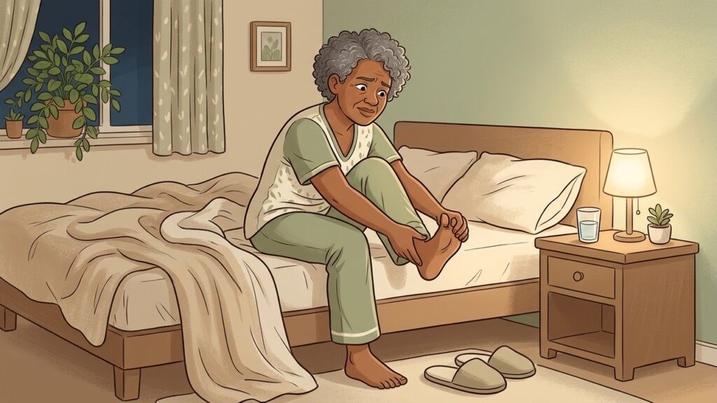 Alongar os pés durante uma câimbra pode aliviar a contração dolorosa e ajudar a relaxar os músculos.