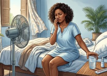 Acordar com nariz e garganta secos pode ter relação com o ventilador