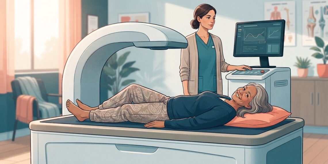 Os reumatologistas orientam: a partir dos 65 anos, a densitometria é uma aliada importante para descobrir a osteoporose antes de uma fratura