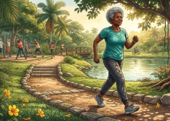 Caminhar todos os dias é suficiente para manter as pernas fortes após os 60?