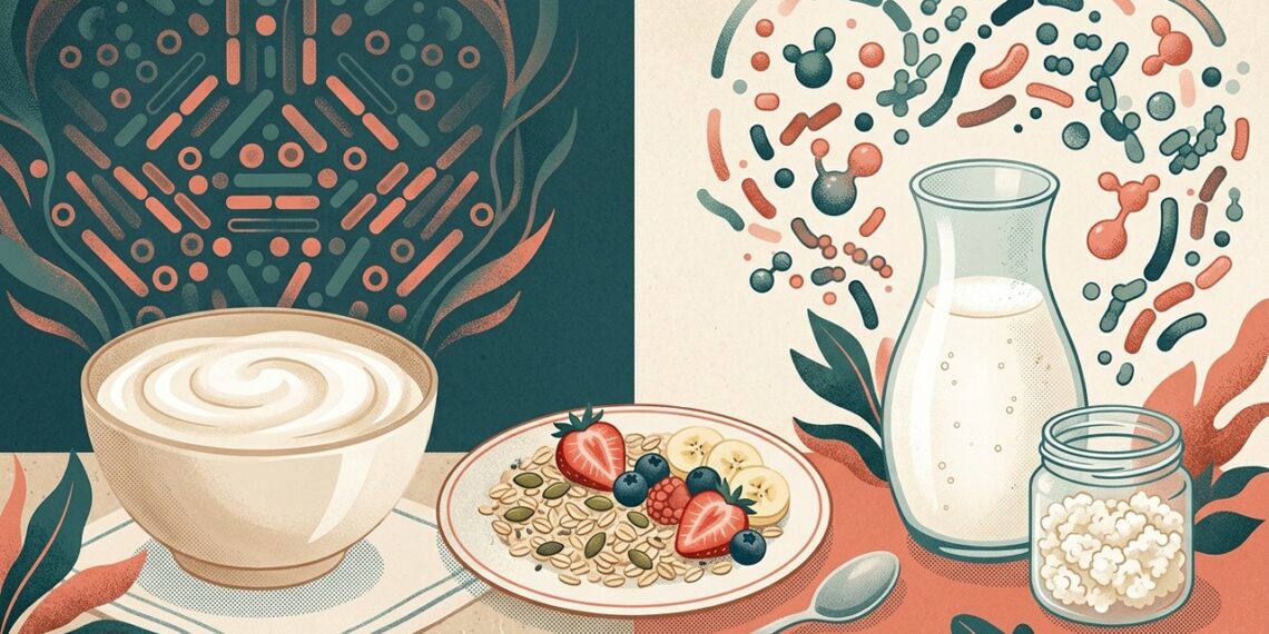 Iogurte natural ou kefir pela manhã: qual faz mais sentido para o intestino e a ingestão de proteínas?