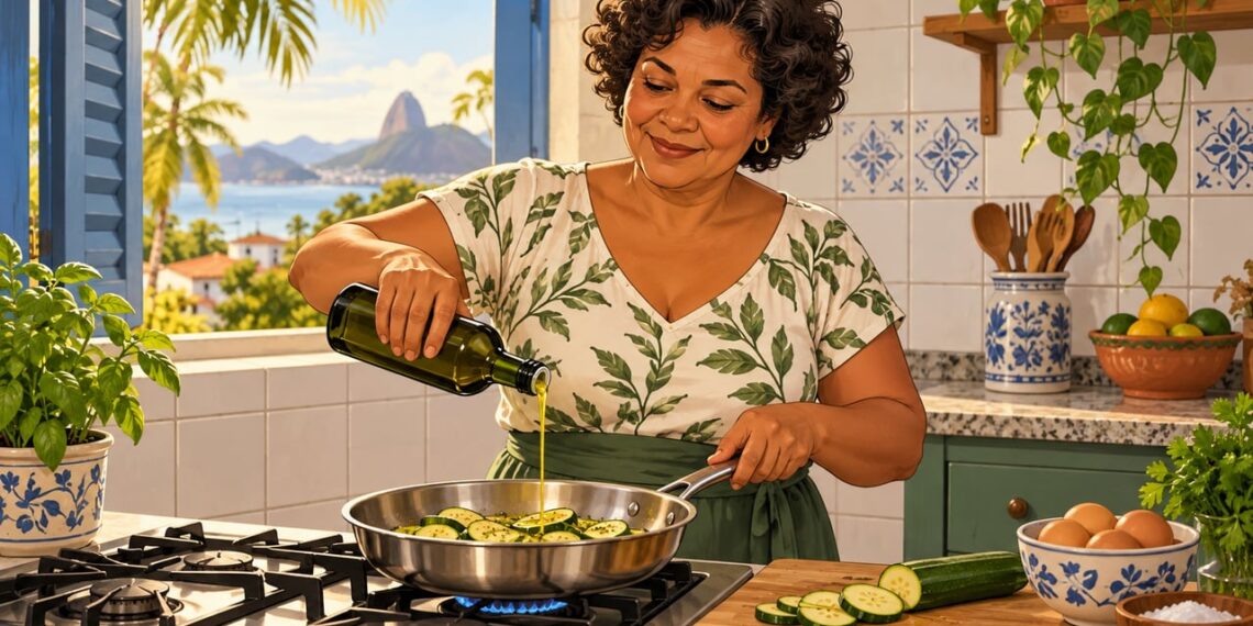 Refogados em fogo baixo ou médio permitem cozinhar com azeite extravirgem sem perder seus antioxidantes.