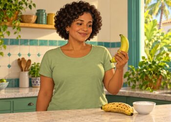 Banana verde ou madura: escolher bem a fruta faz diferença para o intestino e a glicemia.