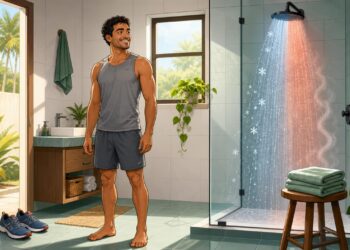 Escolher entre banho frio ou quente depois do treino depende do tempo desde o exercício e da dor muscular.