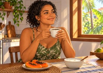Café, com ou sem cafeína, alimenta bactérias do intestino e pode favorecer o humor, segundo pesquisadores.