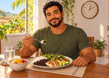 Um prato equilibrado importa mais que o relógio: a ciência questiona comer de 3 em 3 horas.