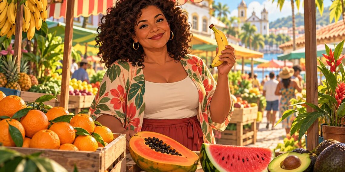 Frutas simples de feira, como banana, laranja e mamão, ajudam a cuidar da pressão e do colesterol.