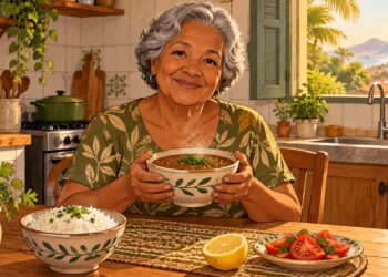 Sopa de lentilha com arroz e limão reúne proteína, ferro e fibras no prato depois dos 60.