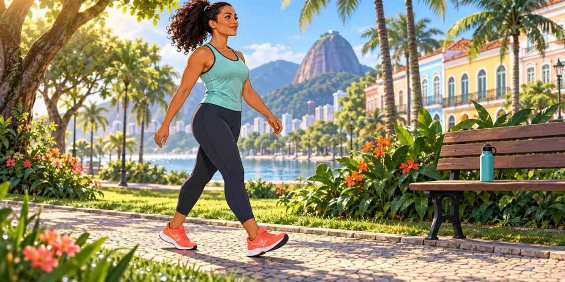 Caminhar 30 minutos por dia durante um mês já traz mudanças mensuráveis ao corpo.