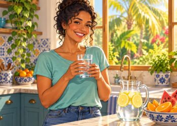 A quantidade ideal de água por dia varia conforme peso, clima, alimentação e rotina de cada pessoa.
