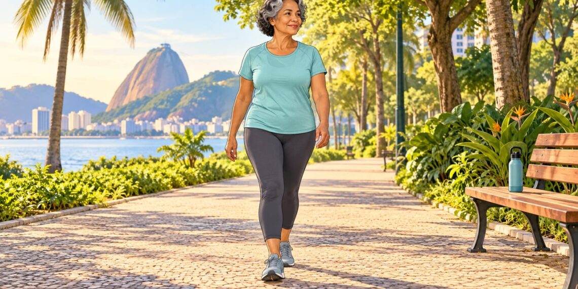 Caminhar em terreno plano é uma forma segura de manter as articulações ativas com artrose.