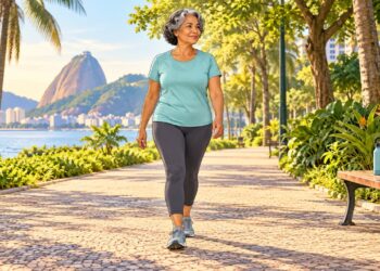Caminhar em terreno plano é uma forma segura de manter as articulações ativas com artrose.